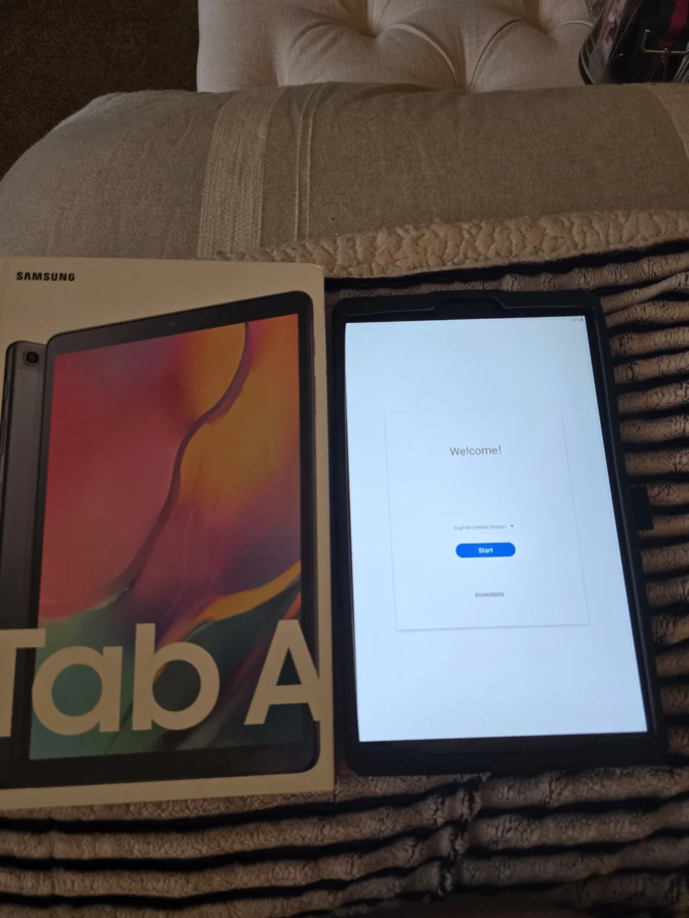 Samsung Galaxy Tab A Tablet - Black (Restored To Factory Settings)